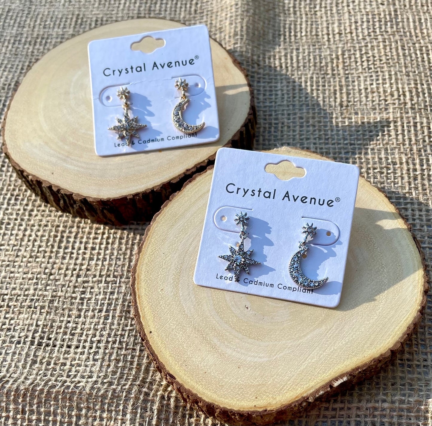 Star & Moon Sparkle Earrings