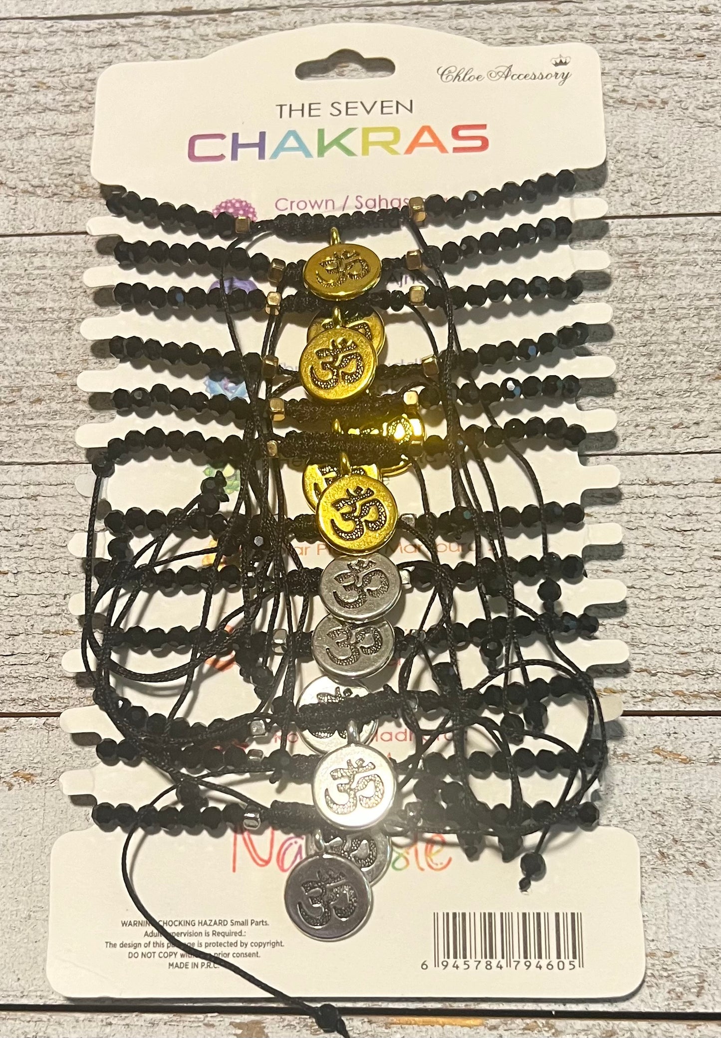 Chakra OM Adjustable Bracelet