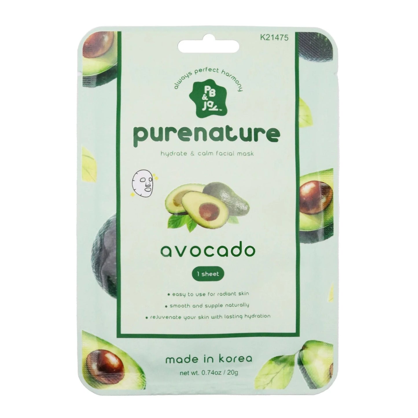 Hydrate & Calm Facial Mask Korean