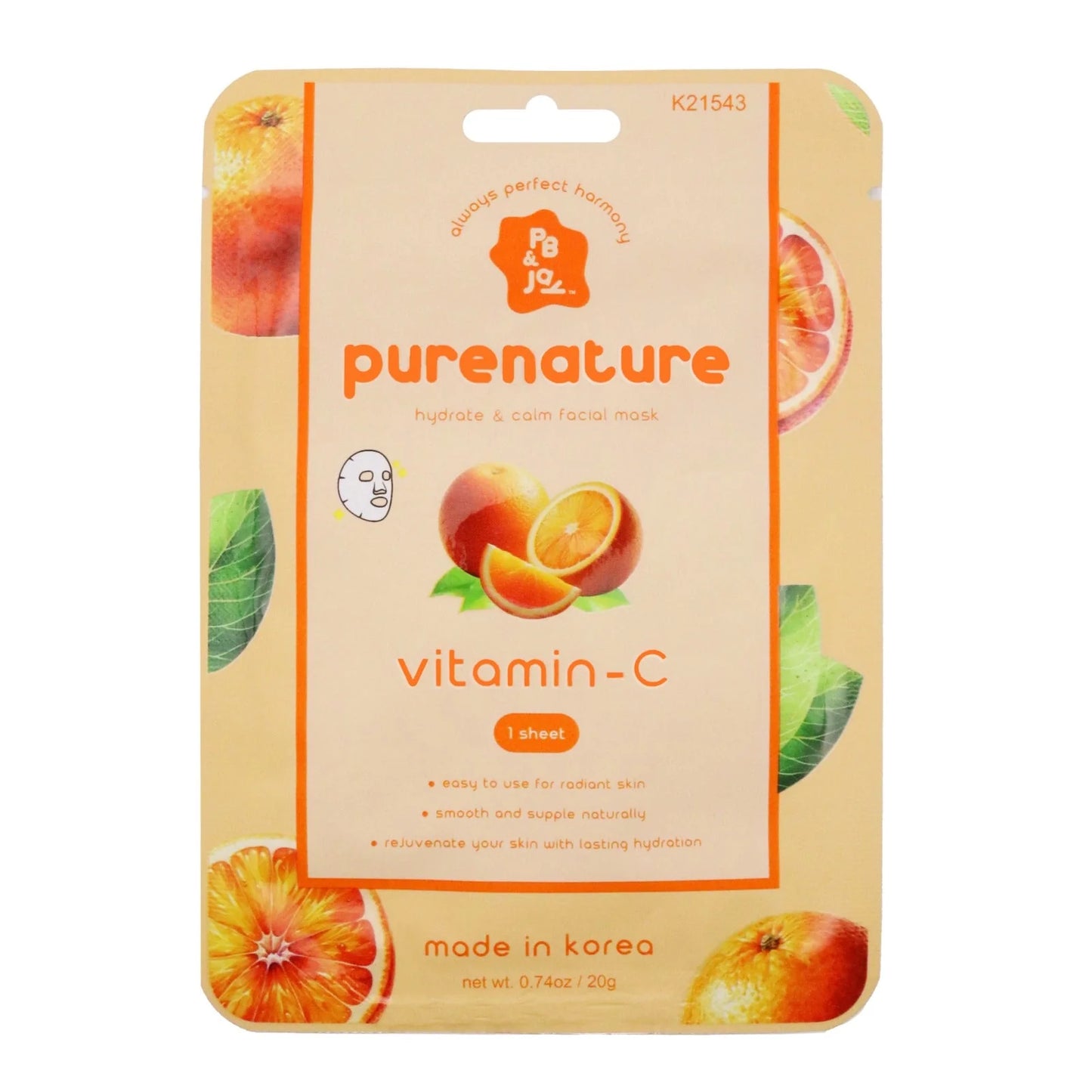 Hydrate & Calm Facial Mask Korean